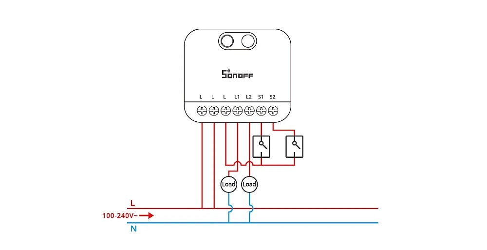 O Sonoff MINI-ZB2GS é um módulo inteligente compacto de dois canais que permite converter interruptores tradicionais em soluções de automação modernas, mantendo o controlo manual e adicionando funcionalidades smart.