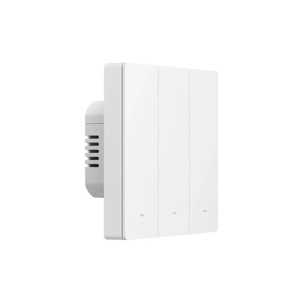 O SONOFF SwitchMan ZBM5 é um interruptor inteligente Zigbee 3.0 com botões físicos, disponível em versões de 1, 2 ou 3 canais. Foi concebido para modernizar o controlo da iluminação e de outros dispositivos elétricos, permitindo o uso tradicional e, simultaneamente, a integração em sistemas de casa inteligente.
Compatível com a aplicação eWeLink, permite controlo remoto, criação de temporizadores, cenários automáticos e notificações em tempo real. Pode ser integrado em plataformas abertas como o Home Assis