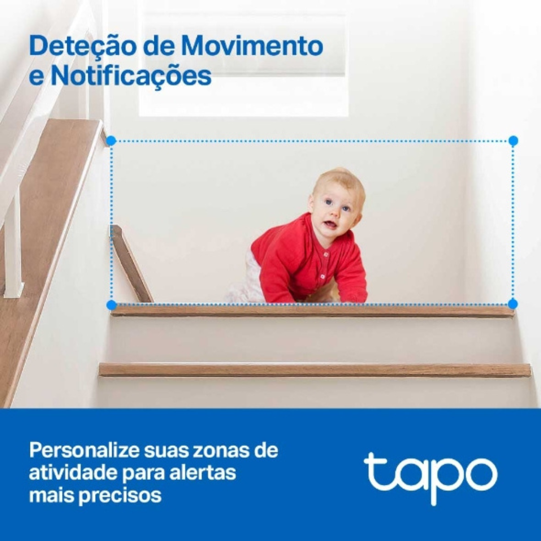 Câmara de vigilância inteligente TC70: detecta os movimentos e consegues personalizar zonas de perigo para emitir alertas.