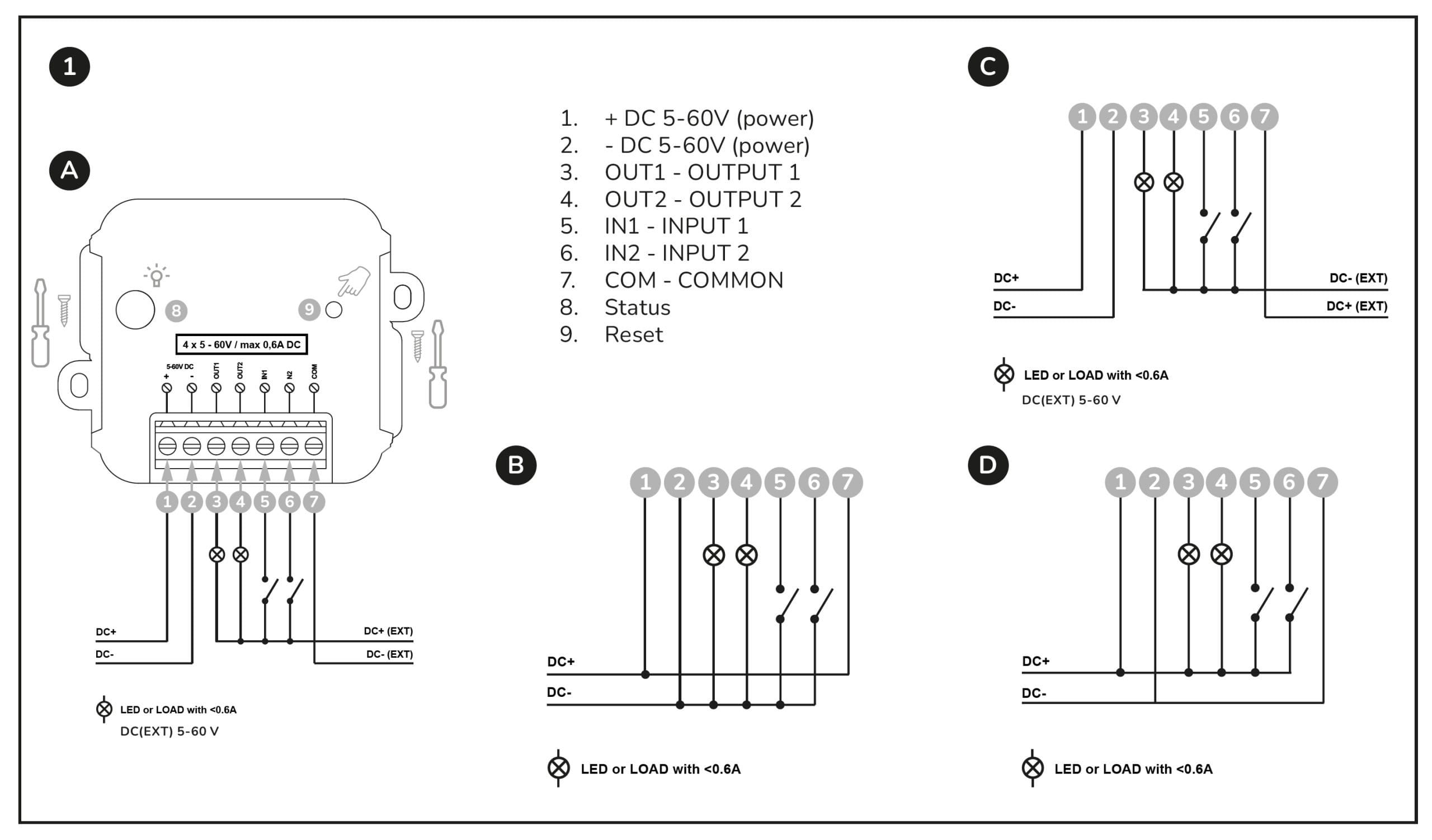 Controle a tua fechadura inteligente Tedee através de soluções eletrónicas com fio. O módulo Tedee Contato Seco, permite integrar as fechaduras Tedee GO2, Tedee GO e Tedee PRO com interruptores, alarmes, sistemas com fios já existentes e plataformas locais de automação residencial — incluindo KNX.