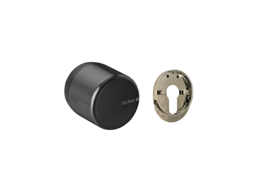 TEDEE GO2 Smart Lock Preto: Fechadura inteligente premium com abertura por smartphone, chaves virtuais e trava automática. Design premiado, materiais duráveis e integração com Apple Home, Google e Alexa. Instalação fácil!