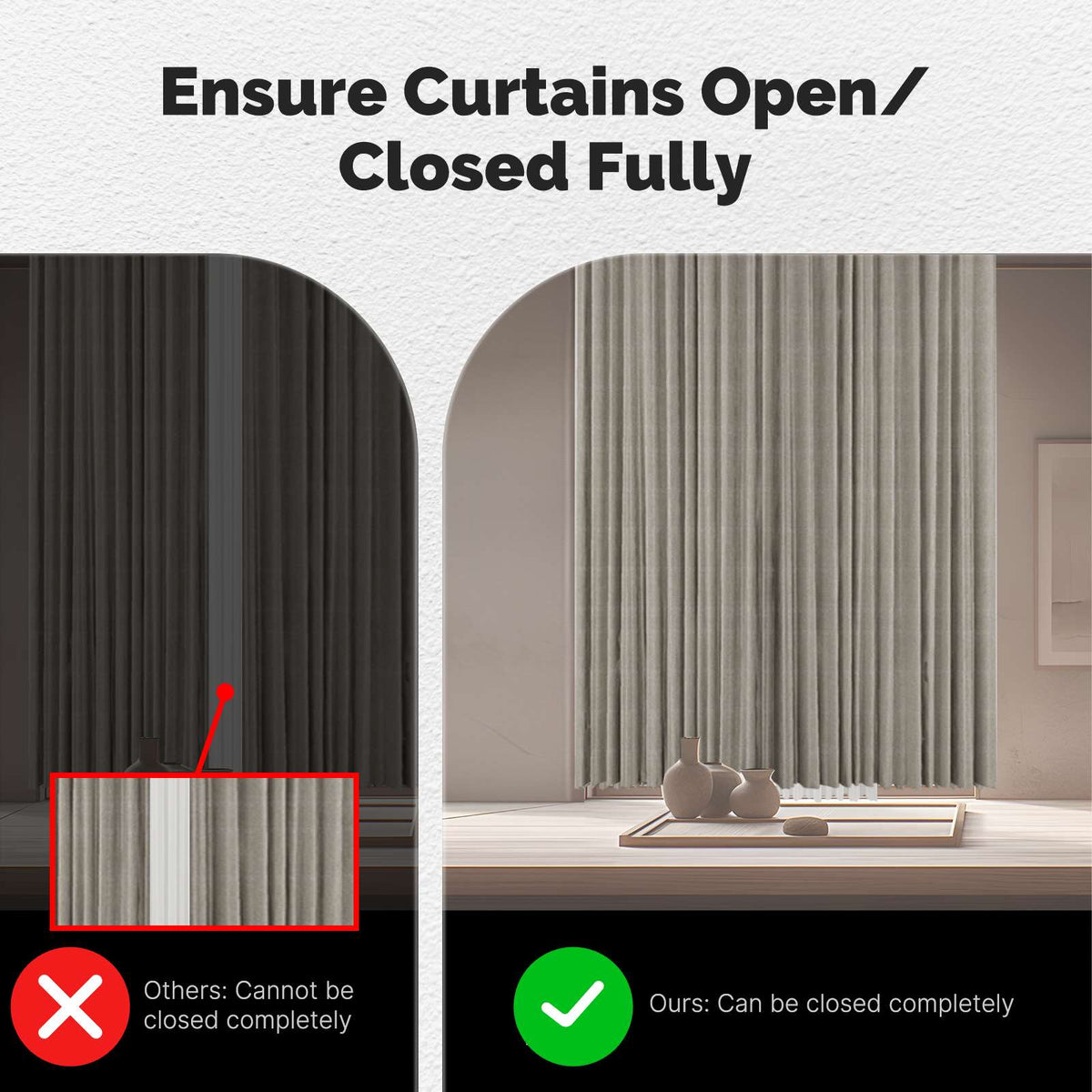 Calibração de abertura e fecho de cortinas com Moes ZM-108-M Zigbee