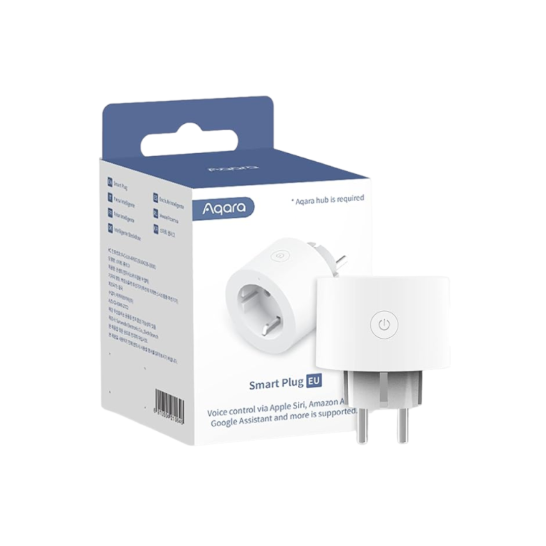 Tomada Inteligente Zigbee da Aqara com controlo remoto via Mi Home, temporizador, medição de consumo e comandos de voz Alexa para mais conforto e segurança.