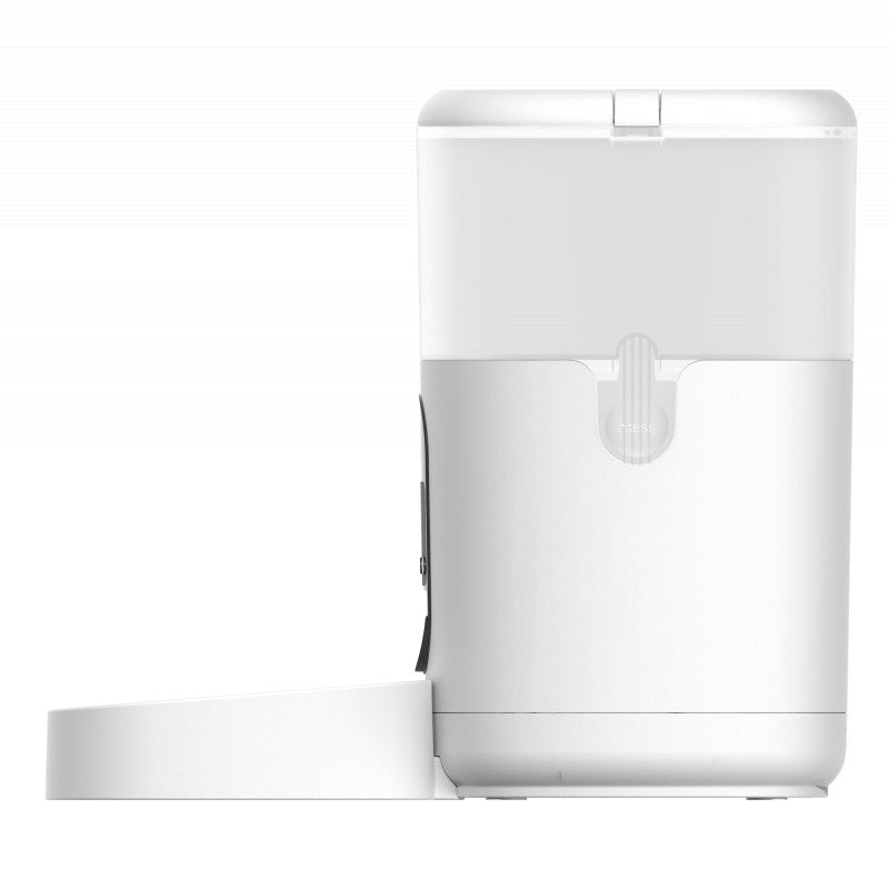 Permite alimentação programada e controlo remoto via app Aqara Home, com 4 L de capacidade e até 10 horários, ideal para quem está longe.