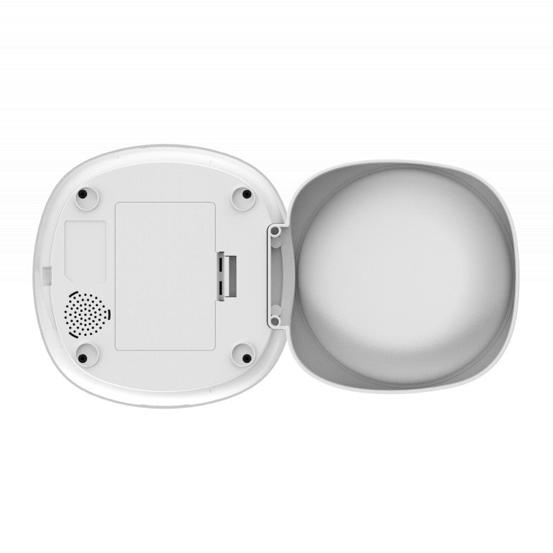 Permite alimentação programada e controlo remoto via app Aqara Home, com 4 L de capacidade e até 10 horários, ideal para quem está longe.