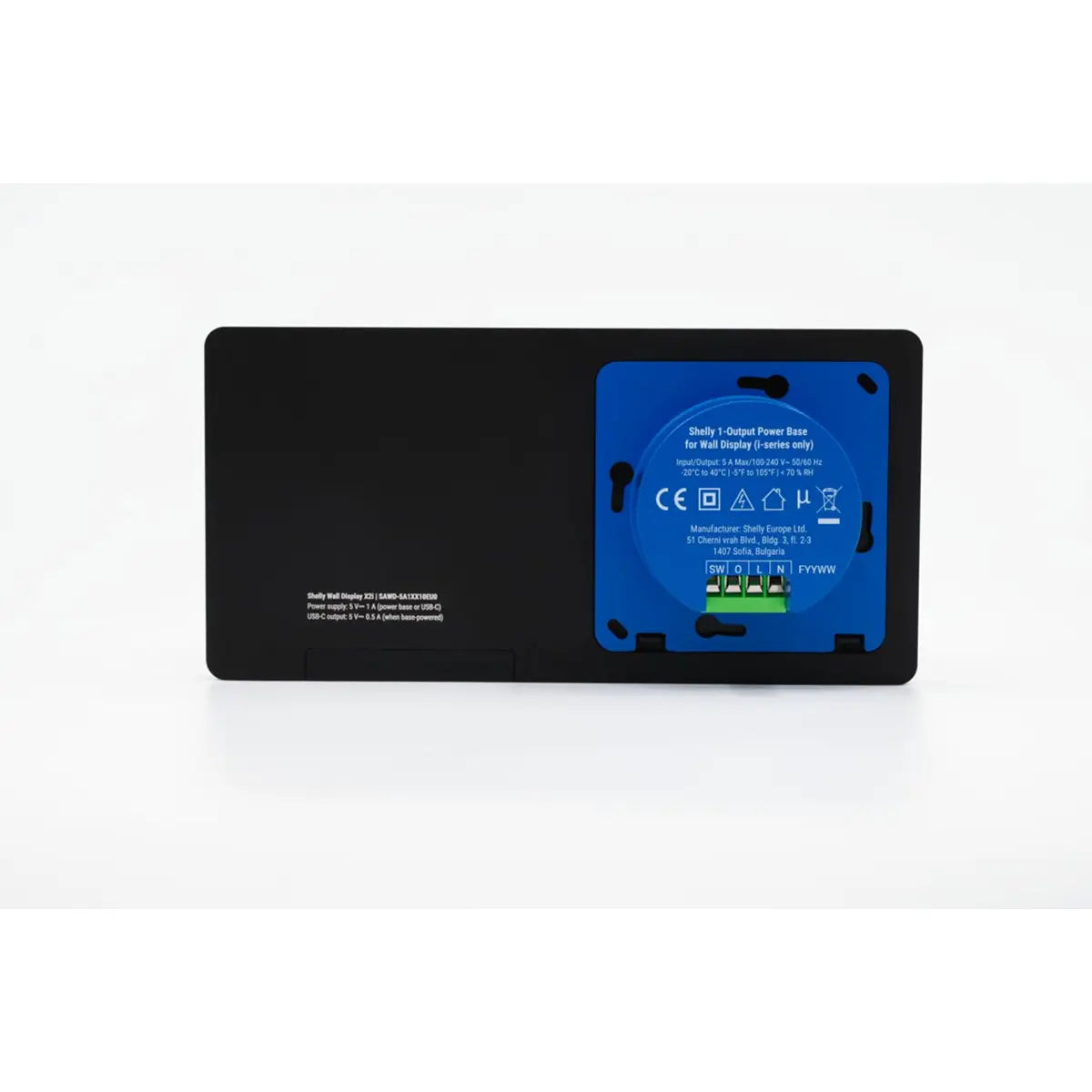 Shelly Wall Display X2i Black - Panel de Control 6.95 WiFi 6 - Imagen 5