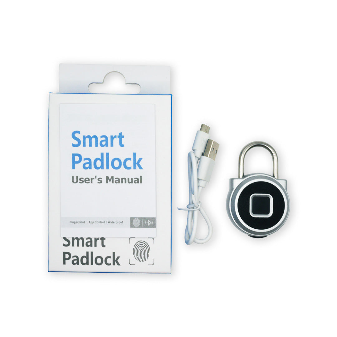 Cadeado Inteligente Bluetooth com Impressão Digital - Smartify - Casa Inteligente - Smart Home - Domotica - Casas Inteligentes