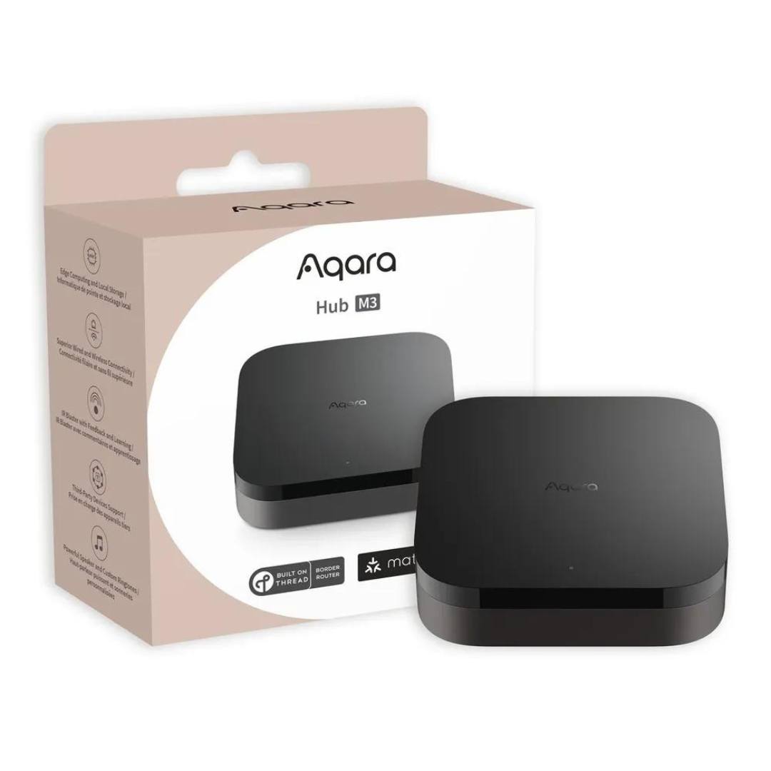 Aqara gateway Hub M3: hub caixa tamanho compacto.