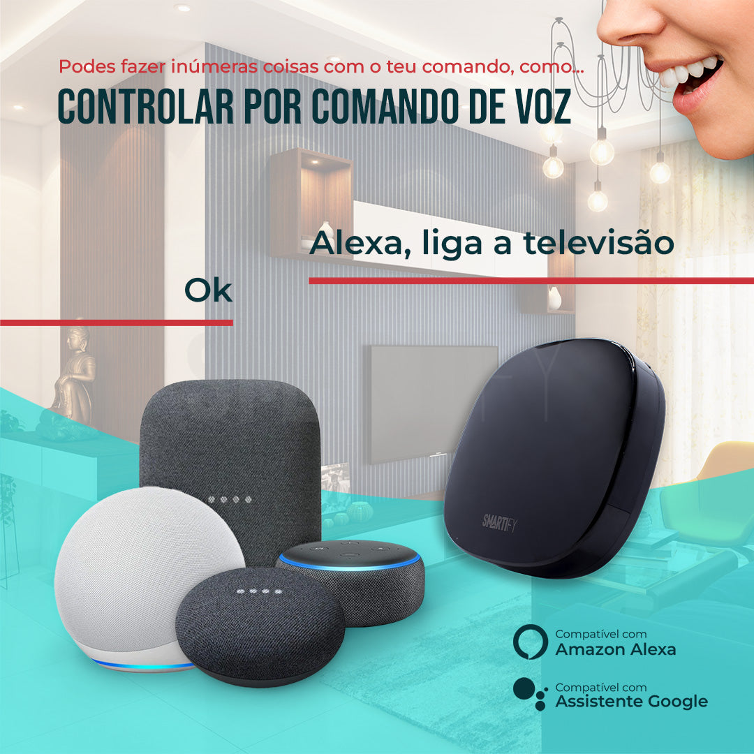 Comando Inteligente Universal Infravermelho WiFi Smartify - Smartify - Casa Inteligente - Smart Home - Domotica - Casas Inteligentes