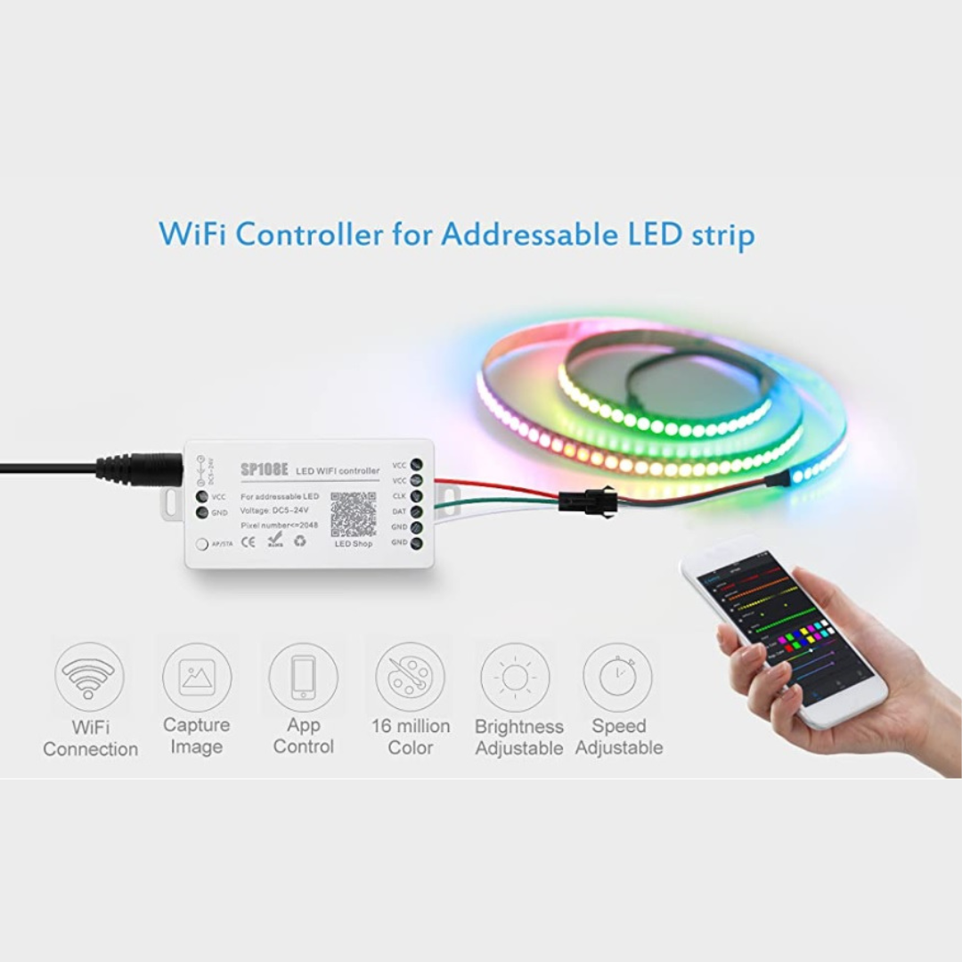 LED-Controller SP108E: Anwendung