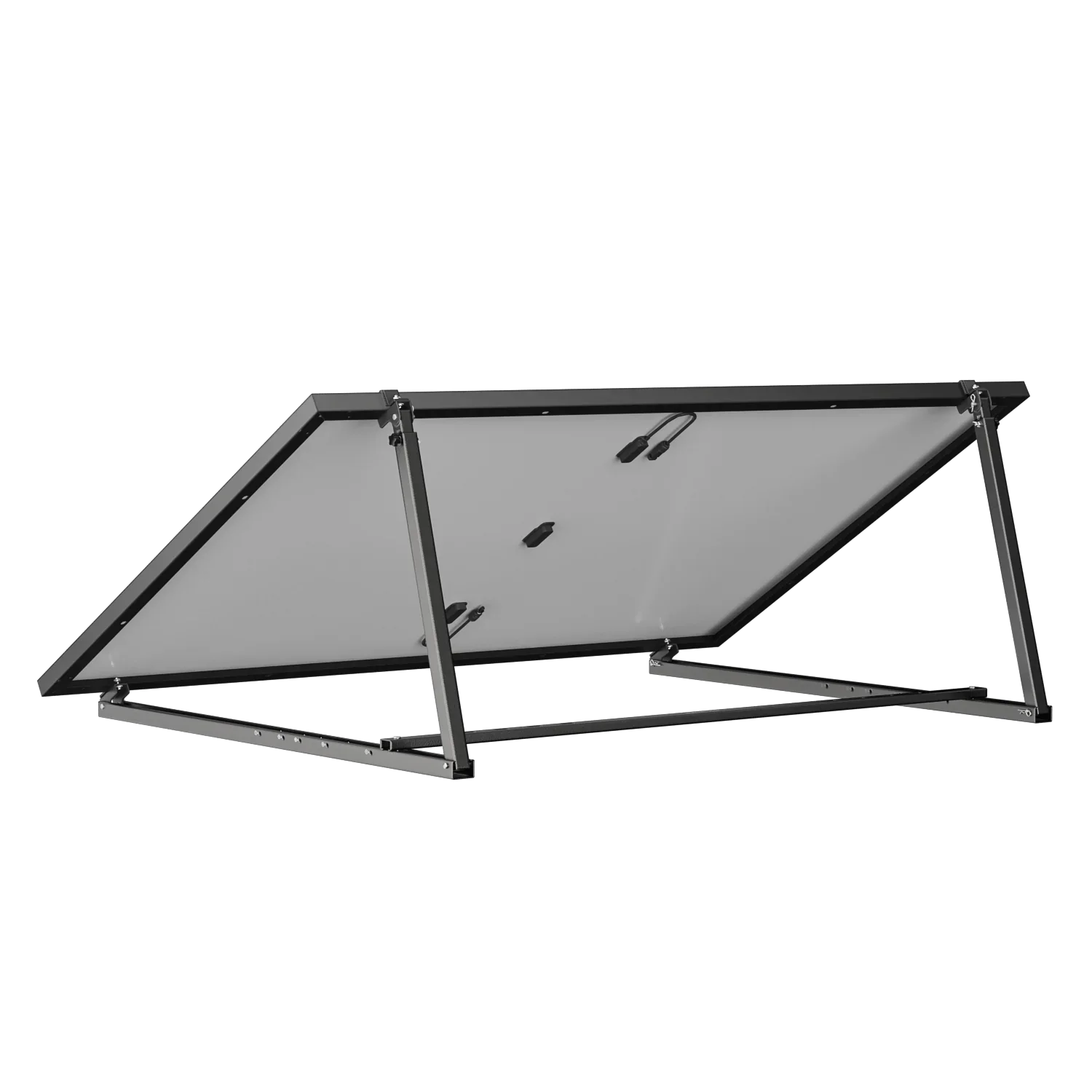 O Suporte Solar Ajustável da Ecoflow permite uma instalação versátil, garantindo fixação segura do painel solar em variados ambientes.