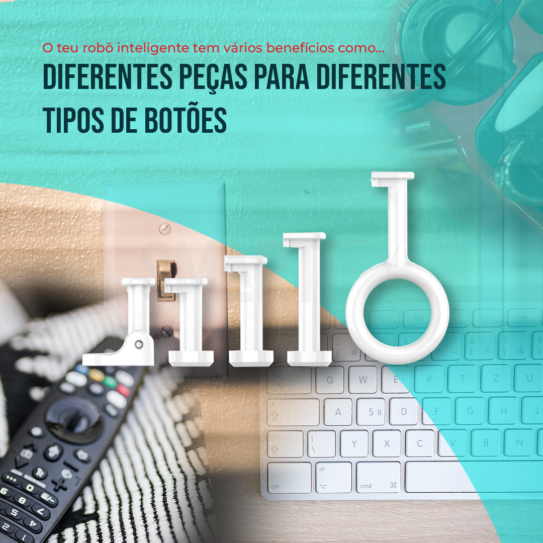 Fingerbot Bluetooth Inteligente Smartify - Smartify - Casa Inteligente - Smart Home - Domotica - Casas Inteligentes