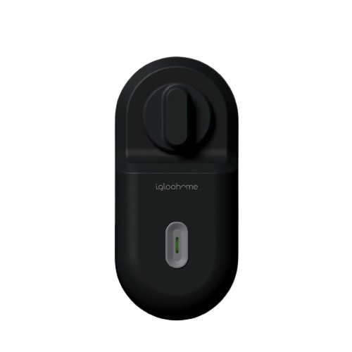 Fechadura inteligente retrofit lock Igloohome: tem uma interface moderna e um design elegante.