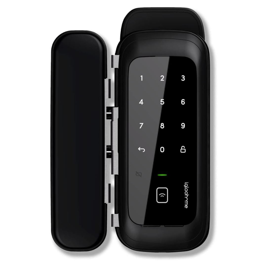 Fechadura inteligente Glaas do rim lock igloohome: Interface moderna e teclado digital