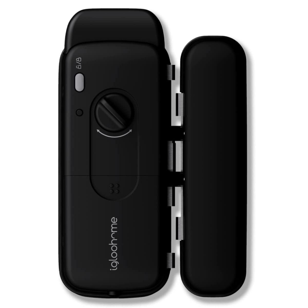 Fechadura inteligente Glaas do rim lock igloohome:  parte interna da fechadura.