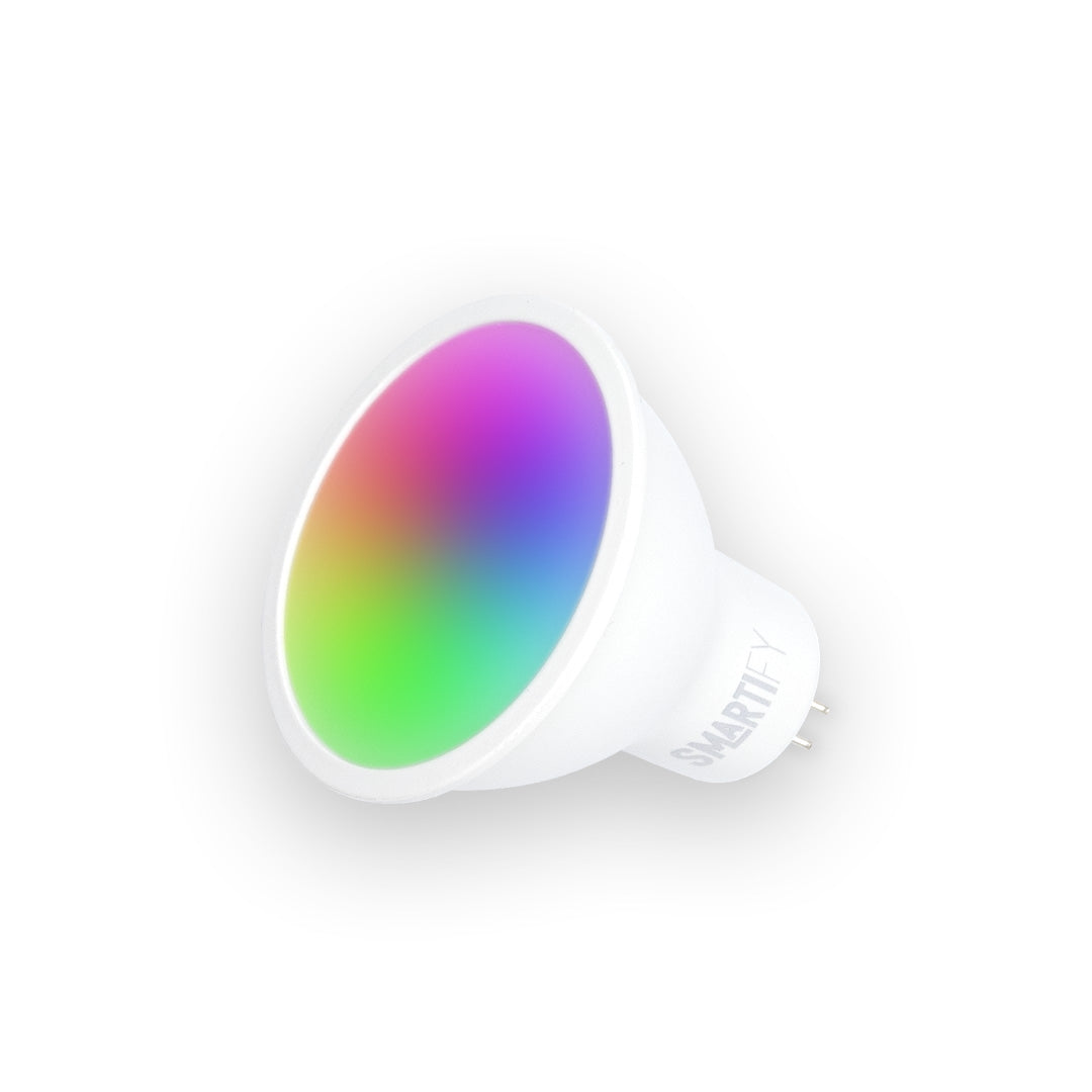 Lâmpada LED RGB - CCT (Cores + Branco) Inteligente GU5.3 WiFi Smartify - Smartify - Casa Inteligente - Smart Home - Domotica - Casas Inteligentes