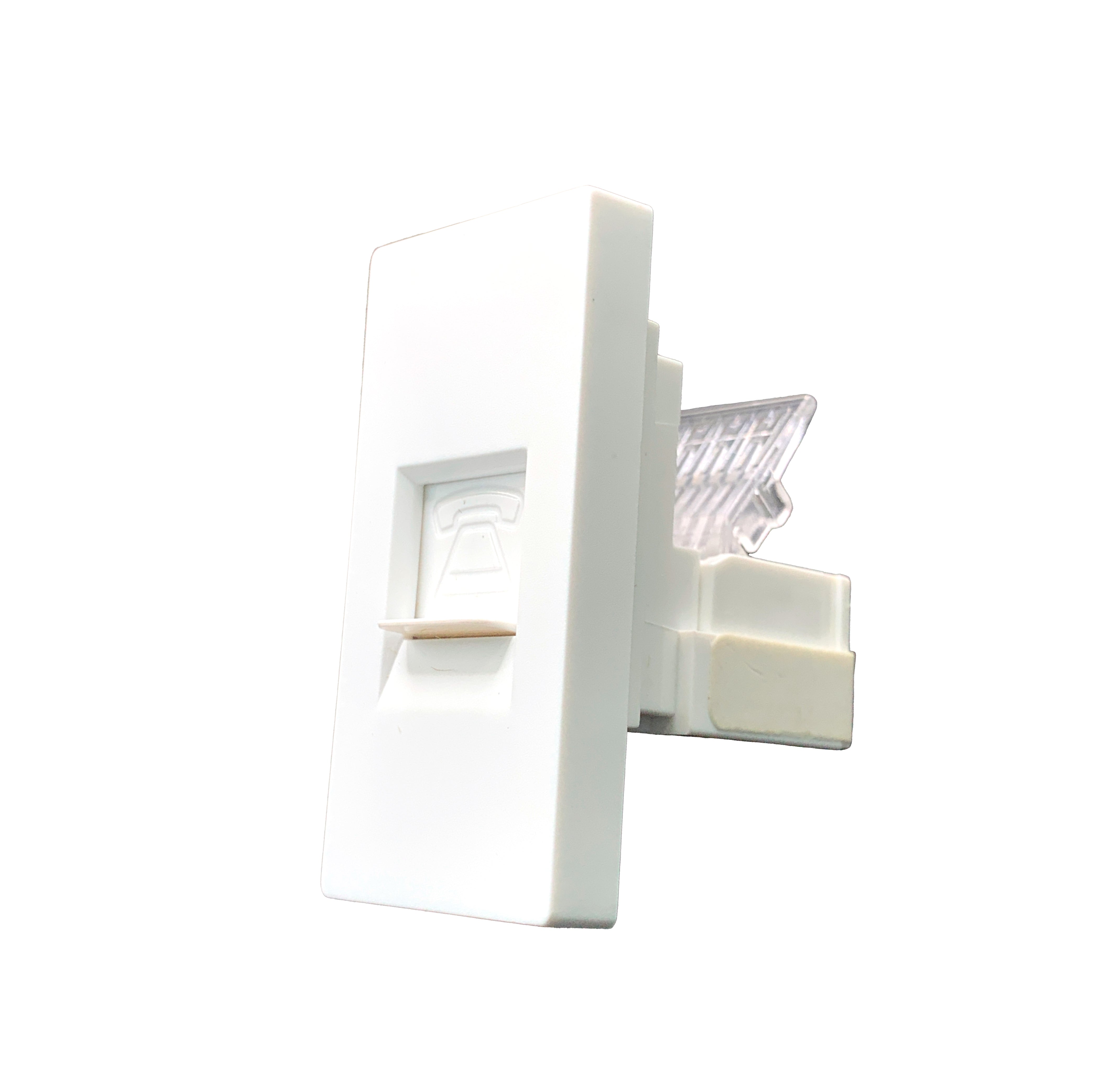 Smartify vPRO Meio Módulo de Telefone Branco - modelo compacto.