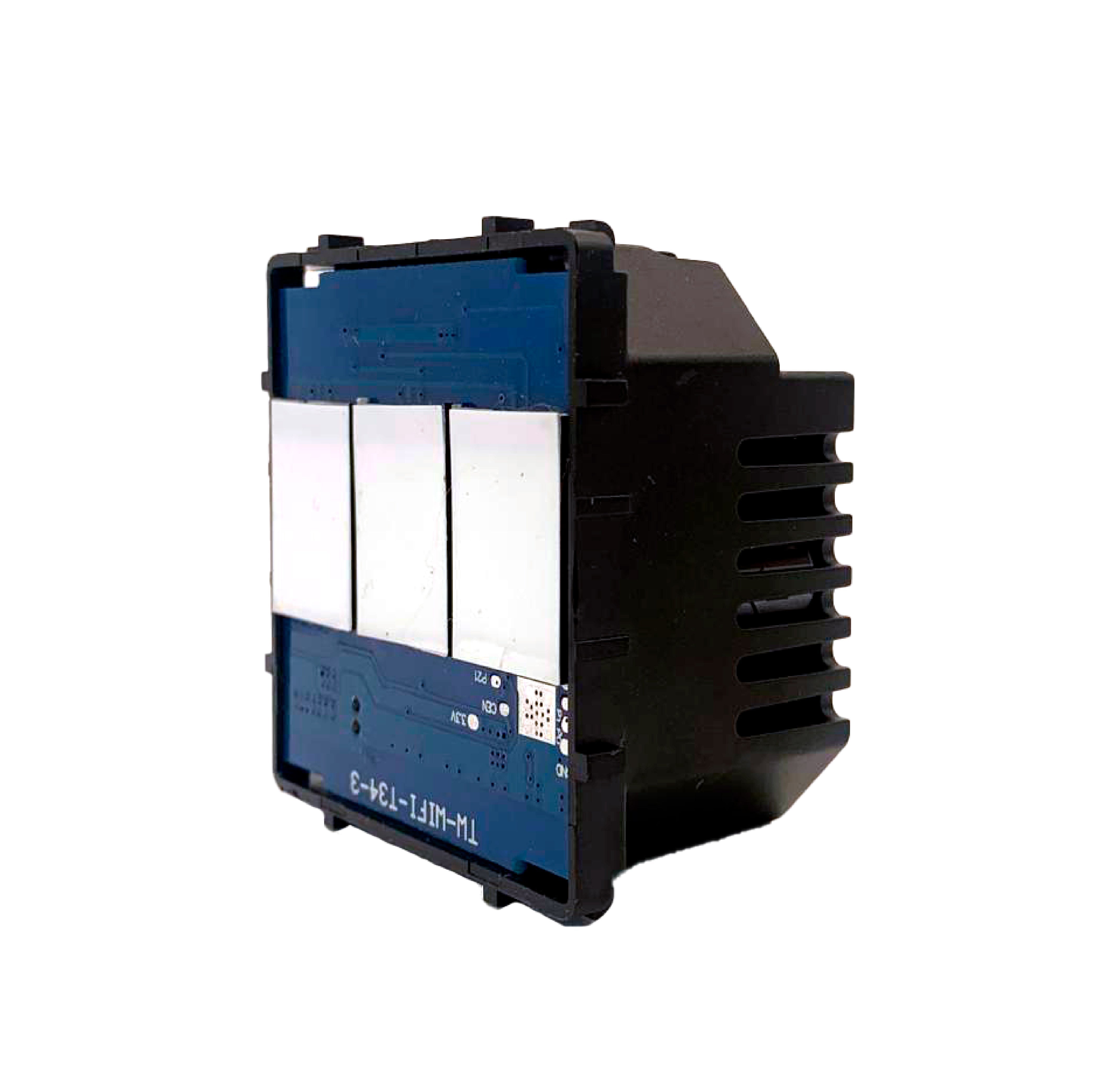 Smartify Módulo Interruptor Inteligente – dispositivo compacto para automação residencial, permitindo controlo remoto de iluminação via app ou assistente de voz.