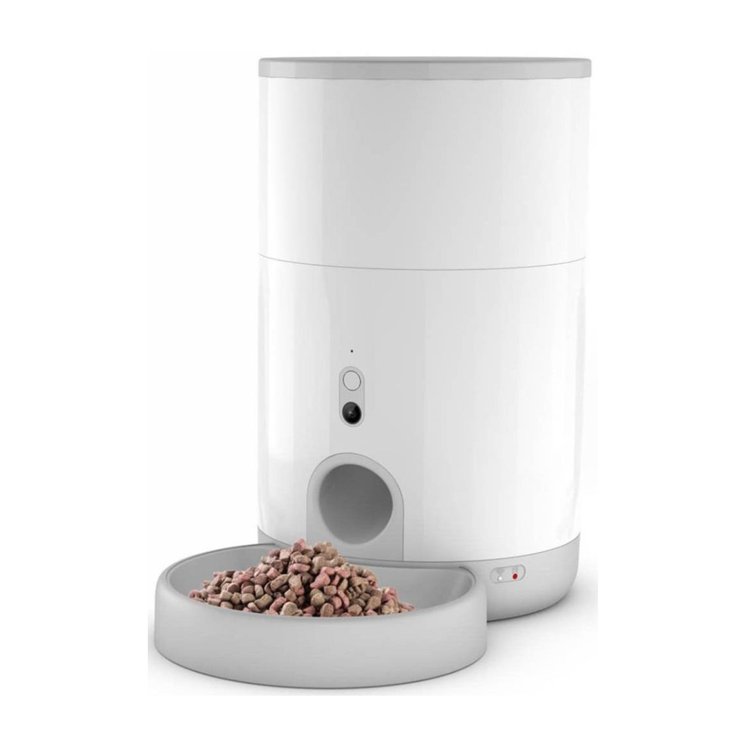 Distributore di alimenti automatici bianchi petoneer - Mini alimentazione Nutri Vision
