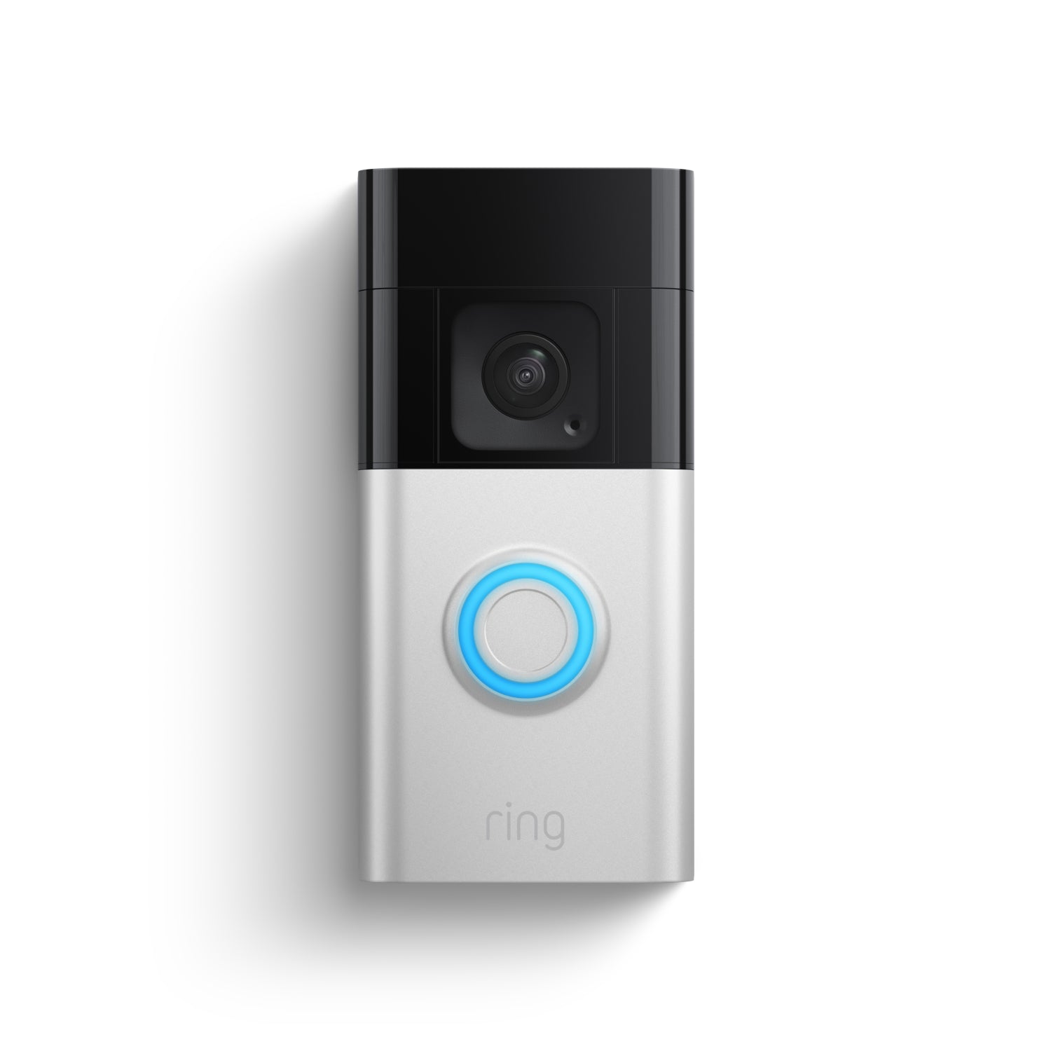 Ring Battery Video Doorbell Plus - Vorderansicht Satin Nickel