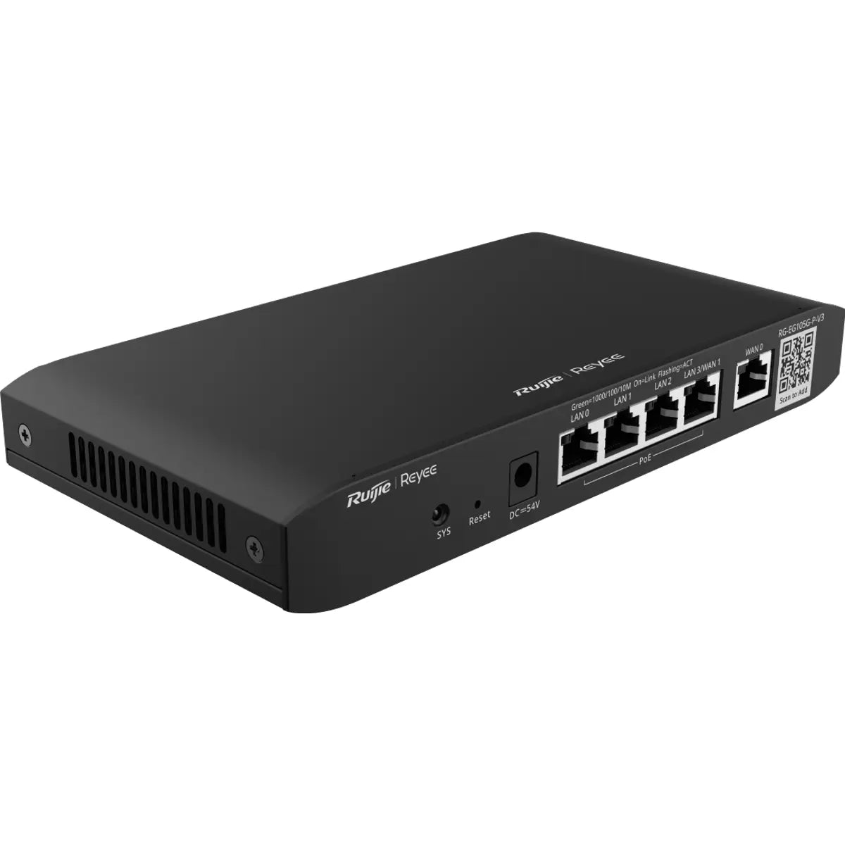 Reyee RG-EG105G-P V3 - Router Cloud PoE Gigabit - imagem 1