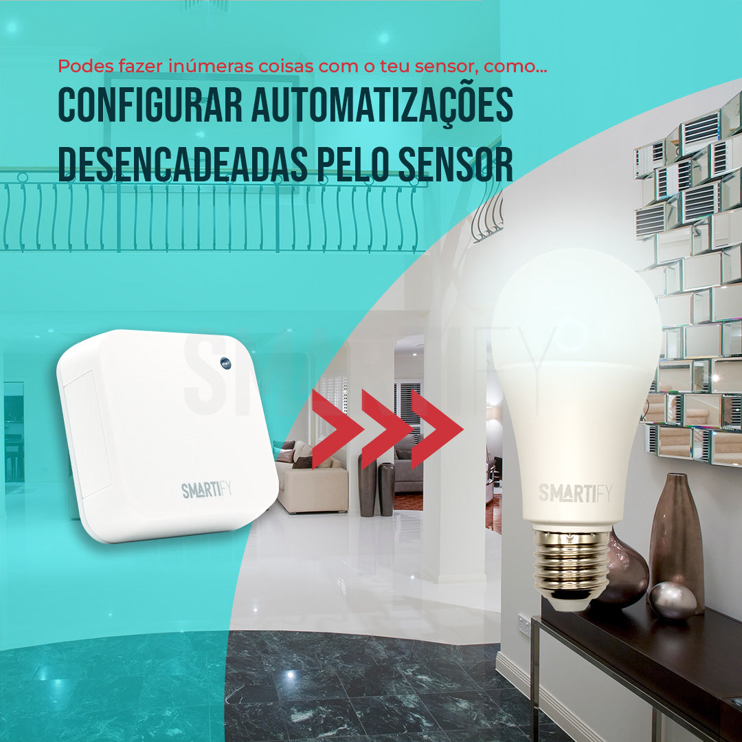Sensor Inteligente de Luminosidade WiFi Smartify - Smartify - Casa Inteligente - Smart Home - Domotica - Casas Inteligentes