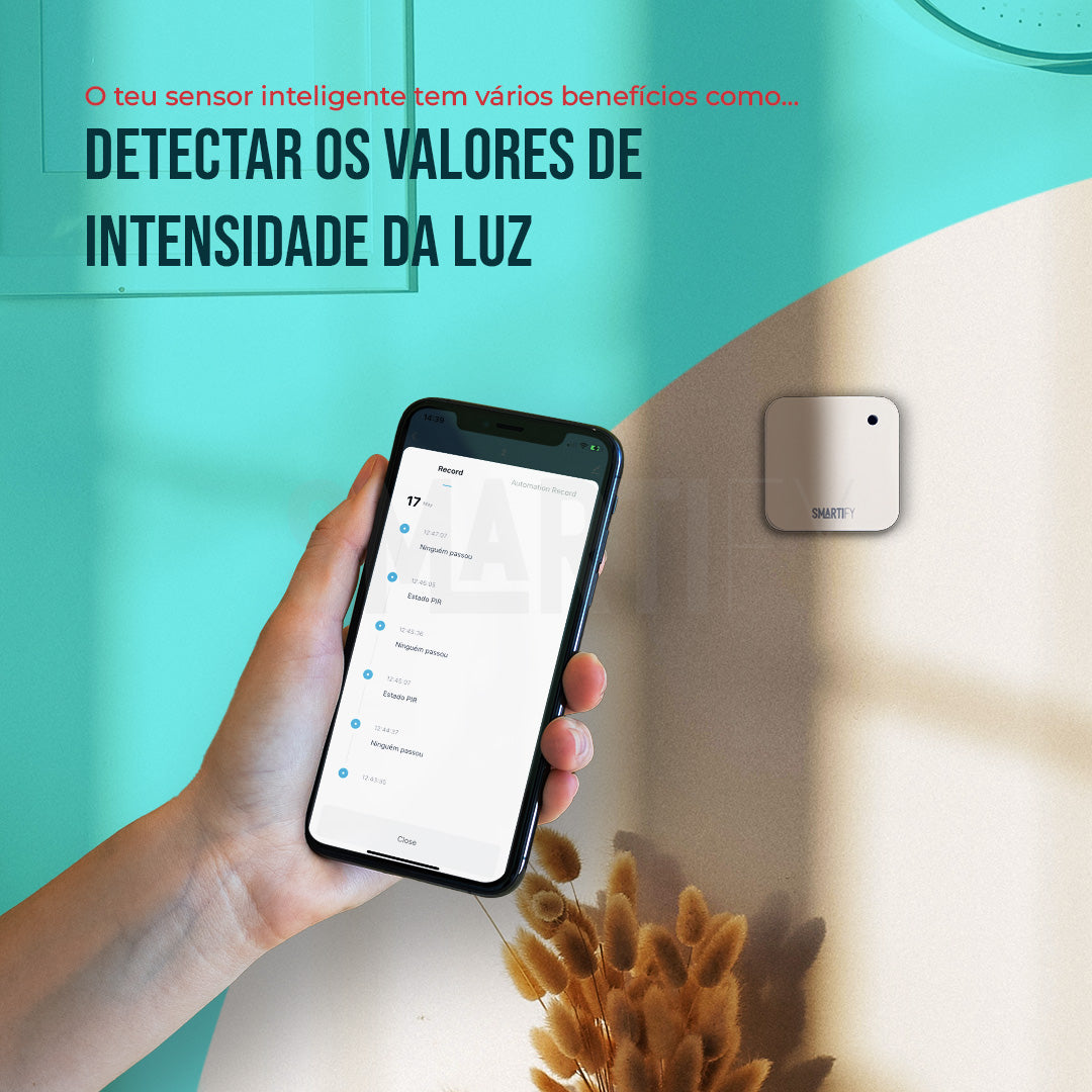 Sensor Inteligente de Luminosidade WiFi Smartify - Smartify - Casa Inteligente - Smart Home - Domotica - Casas Inteligentes