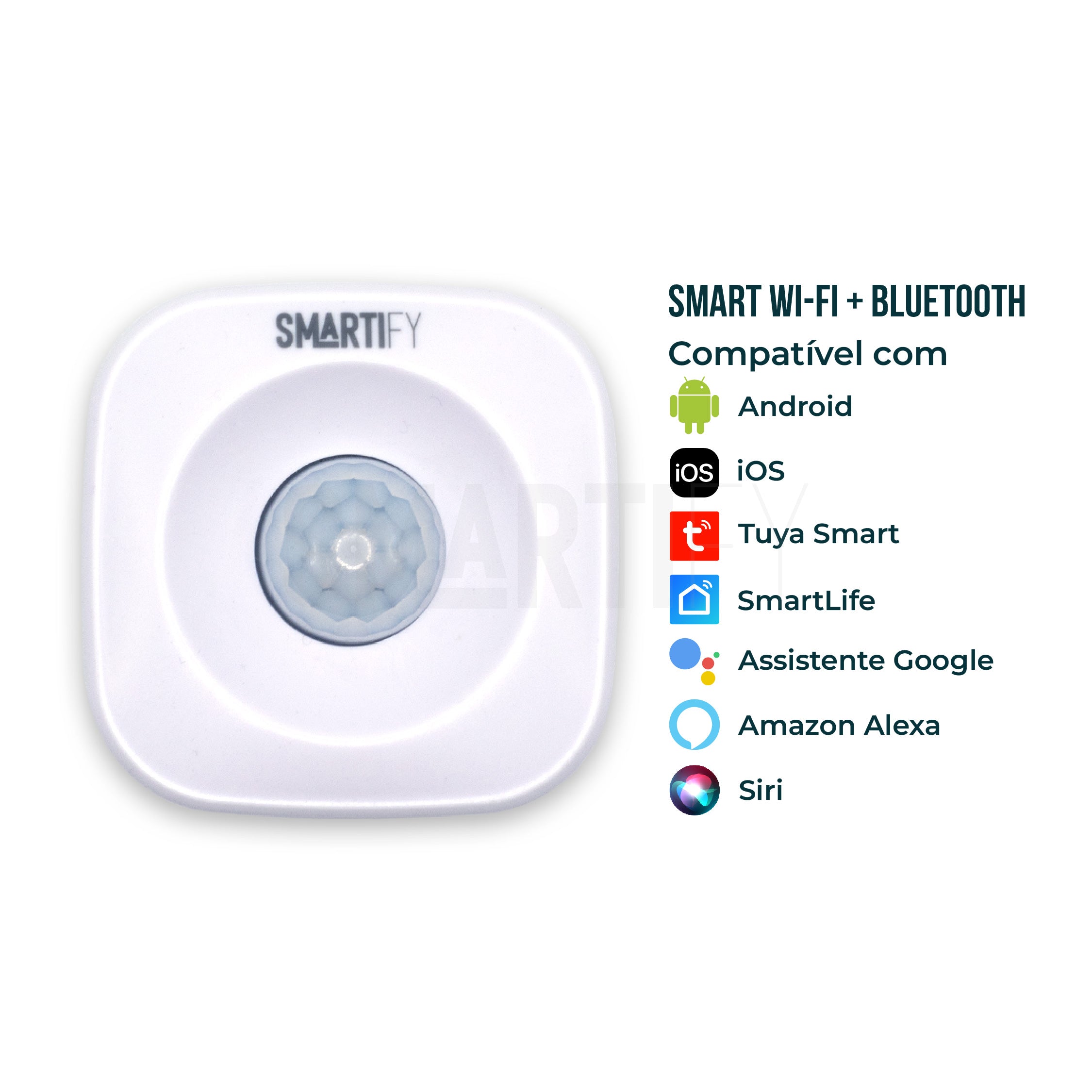 Sensor Inteligente de Movimento WiFi Smartify - Smartify - Casa Inteligente - Smart Home - Domotica - Casas Inteligentes