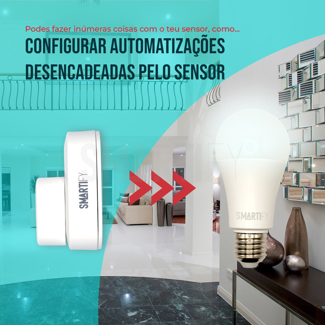 Sensor Inteligente de Abertura/Fecho WiFi Smartify - Smartify - Casa Inteligente - Smart Home - Domotica - Casas Inteligentes