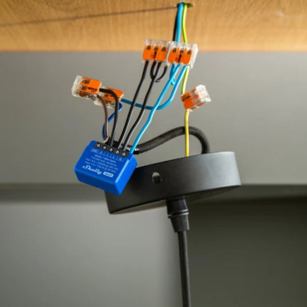 Shelly 1 Mini Gen3 - Módulo para Interruptor 1 botão ou Portão de Garagem 8A WiFi/BT