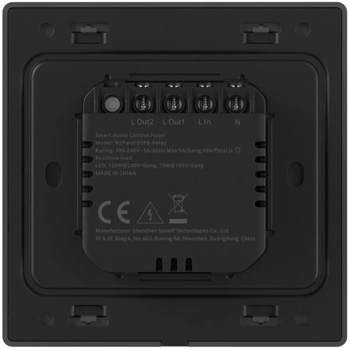 Sonoff NSPanel Pro Gen2 Smart Control Panel WiFi Zigbee Grey - Screen