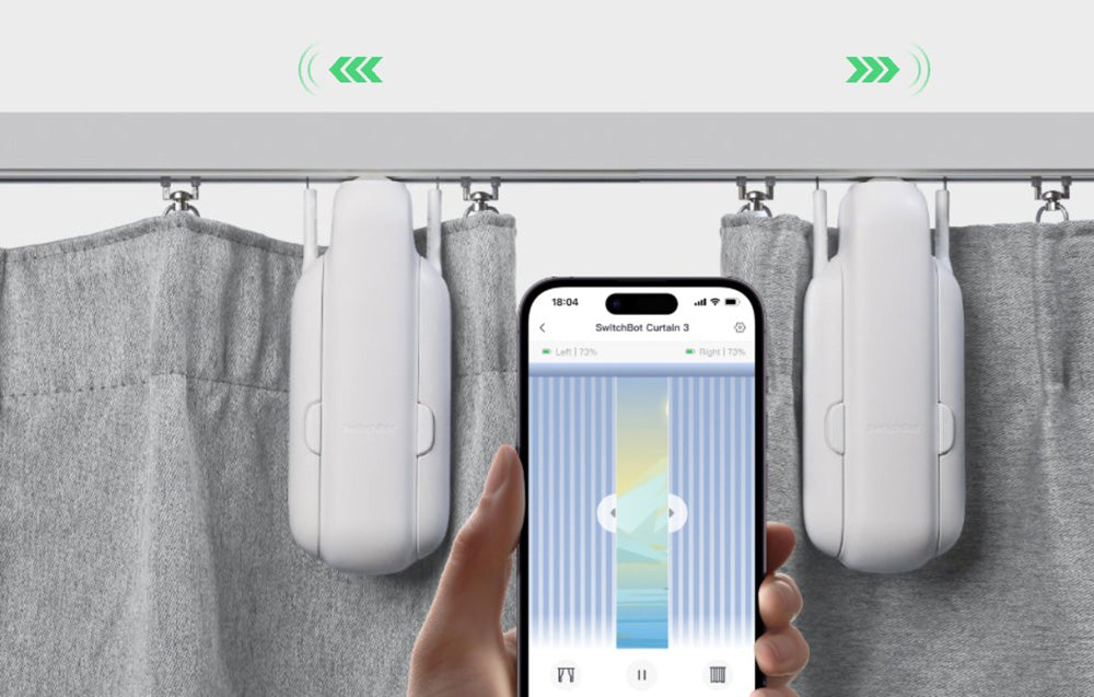 Switchbot cortina robot u riel 3 bluetooth blanco