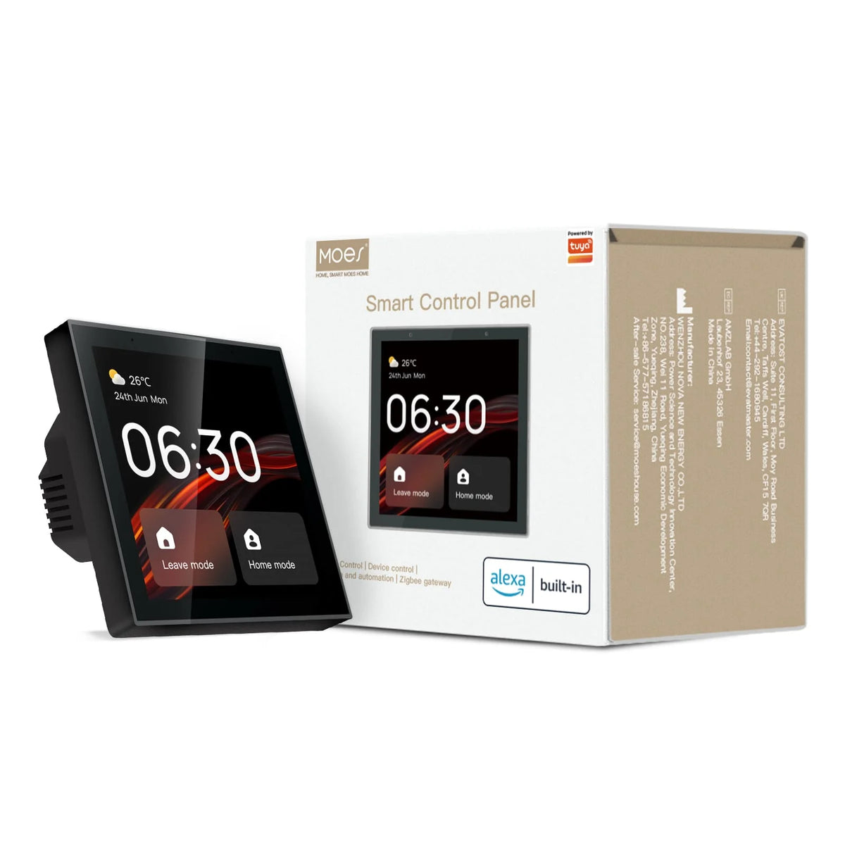 Smartify 4" WiFi Zigbee Alexa Control Panel