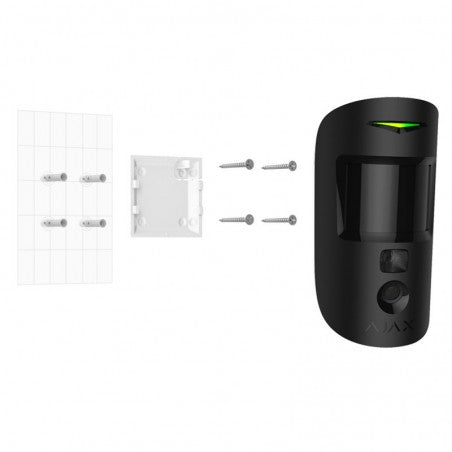 Ajax MotionCam: Detector de movimento interno confiável. Possui um Sistema Automático de Deteção de Intrusão e Roubo (SADIR).