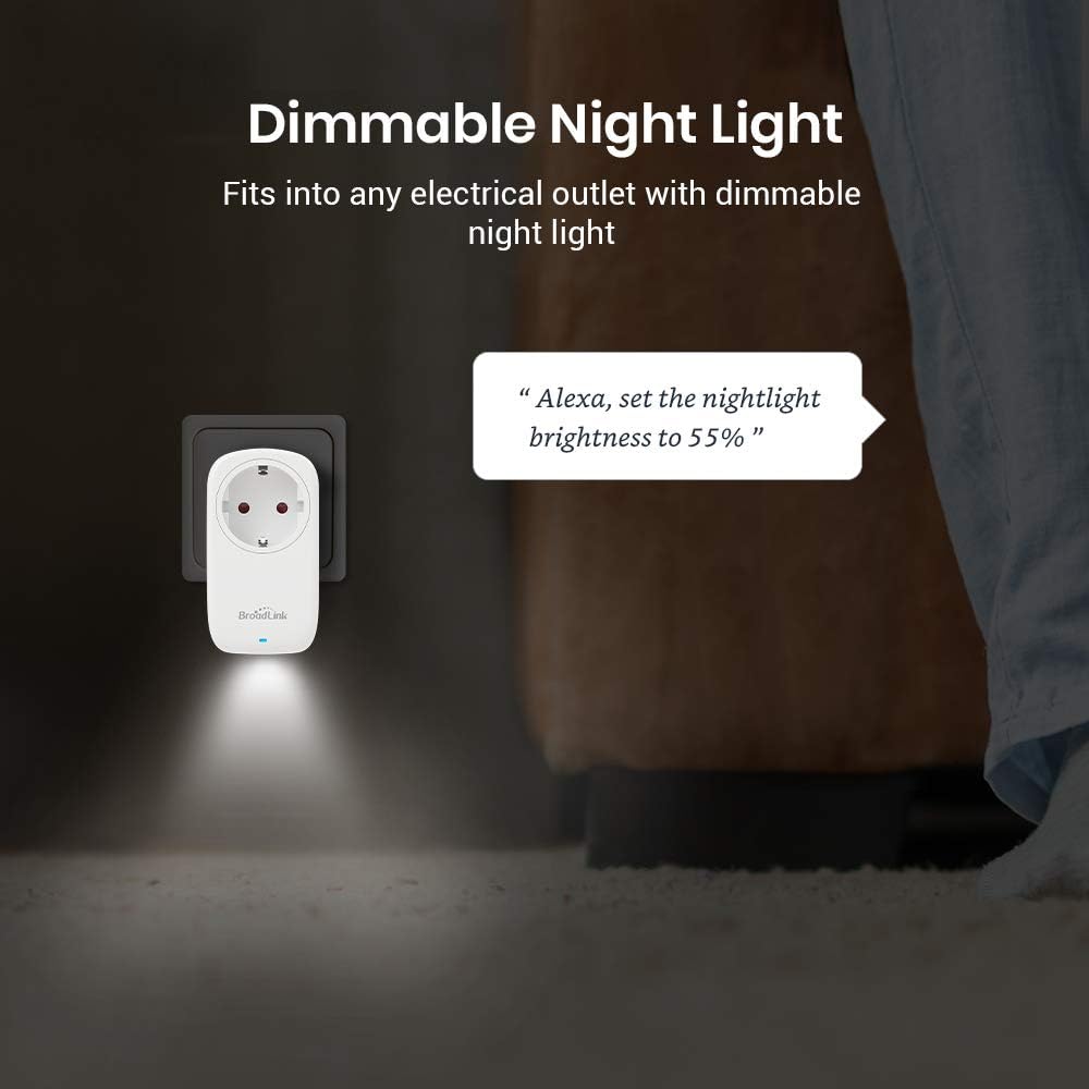 Tomada Inteligente BroadLink SP4L-EU: Compatível com Alexa, Google Assistant e IFTTT