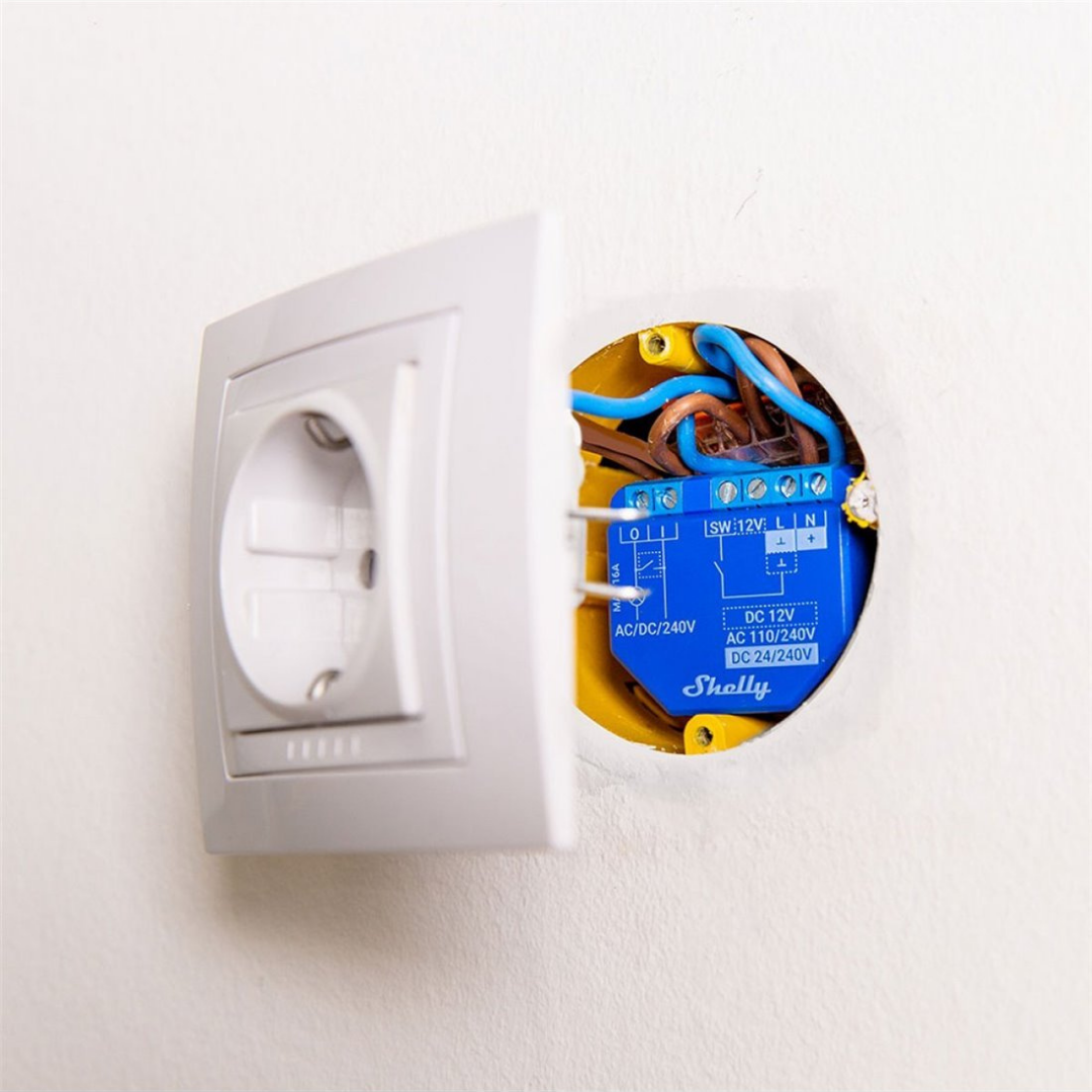 Shelly 1 Plus Módulo Smart Wi-Fi - Smartify - Casa Inteligente - Smart Home - Domotica - Casas Inteligentes