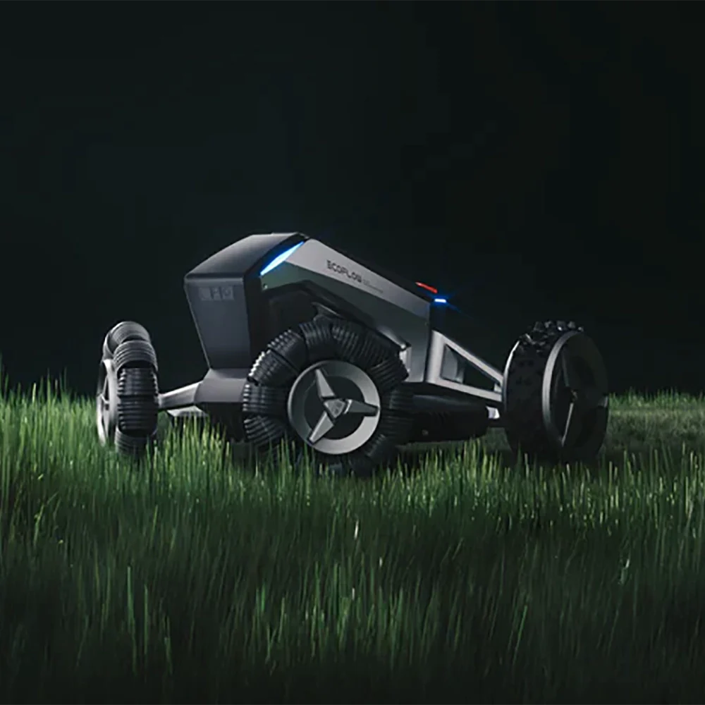 Ecoflow Blade Cortador de Relva Inteligente com altura de corte ajustável de 20-60 mm.