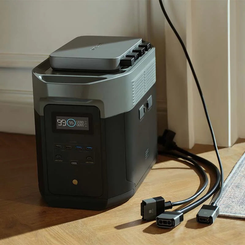 Cabo de Ligação EcoFlow Micro Inverter para Power Station - XT150 Compatível com DELTA 2, DELTA 2 Max, DELTA Max 1600 e DELTA Max 2000.