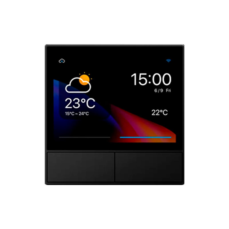 Sonoff NSPanel Ecrã Multifunções Inteligente wifi preto: Monitoriza a segurança da tua casa