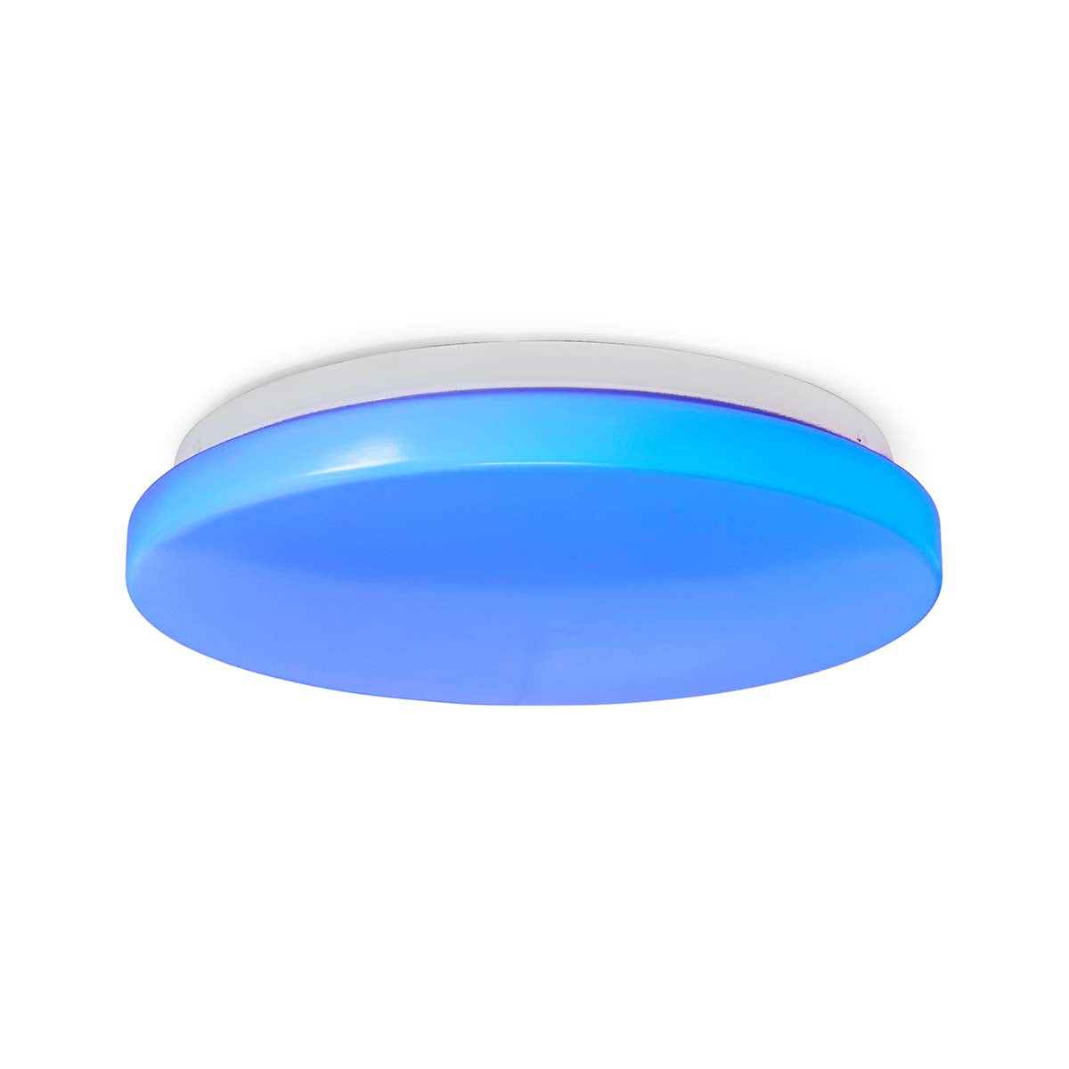 Nedis Luz de tecto inteligente Wifi RGB Branco quente a frio Redondo  260 mm de Diâmetro 1820 LM 3000 - 6500 K IP20 Classe energética: F Android™ / IOS