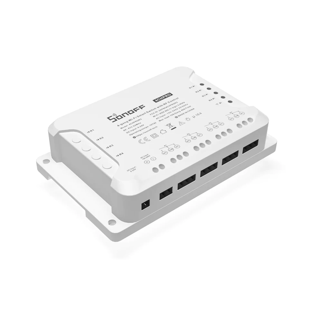 Sonoff 4CHPROR3 - Módulo 4 em 1 + Comando 433MHz - Smartify - Casa Inteligente - Smart Home - Domotica - Casas Inteligentes