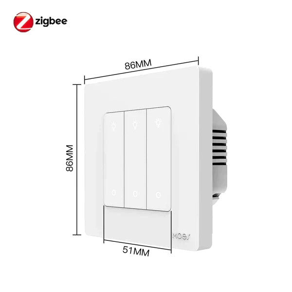 Moes Dimmer Swimter 3 Buts Zigbee - Serie ad anello a stella