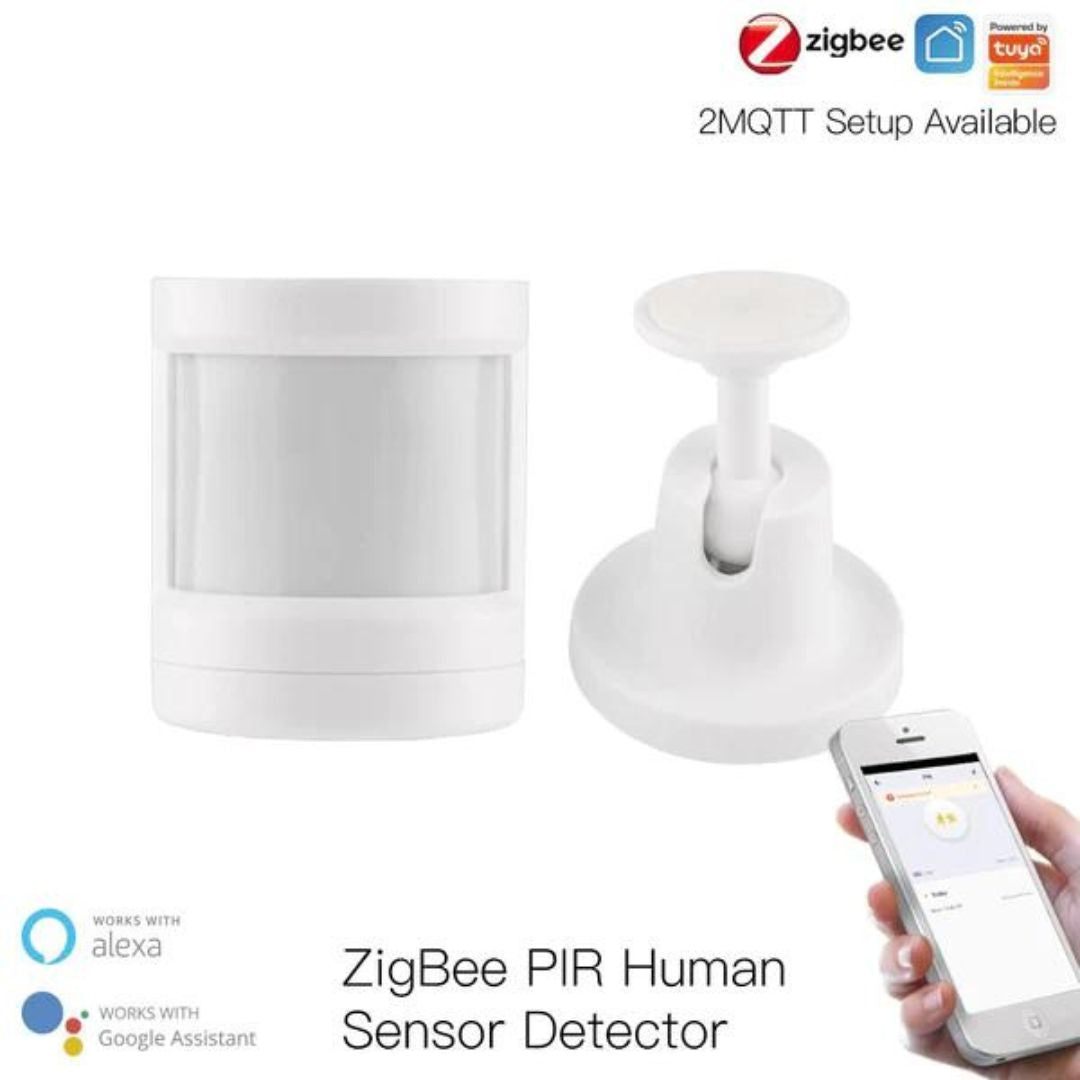 Sensor de Movimento ZigBee Smart PIR: Seguro e prático, conecta-se ao Gateway Tuya Zigbee para uma automação residencial eficiente.