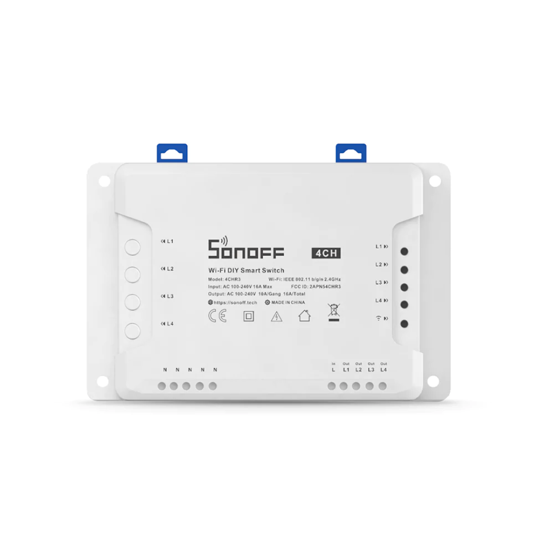 Sonoff 4CHR3 - Módulo 4 em 1 - Smartify - Casa Inteligente - Smart Home - Domotica - Casas Inteligentes