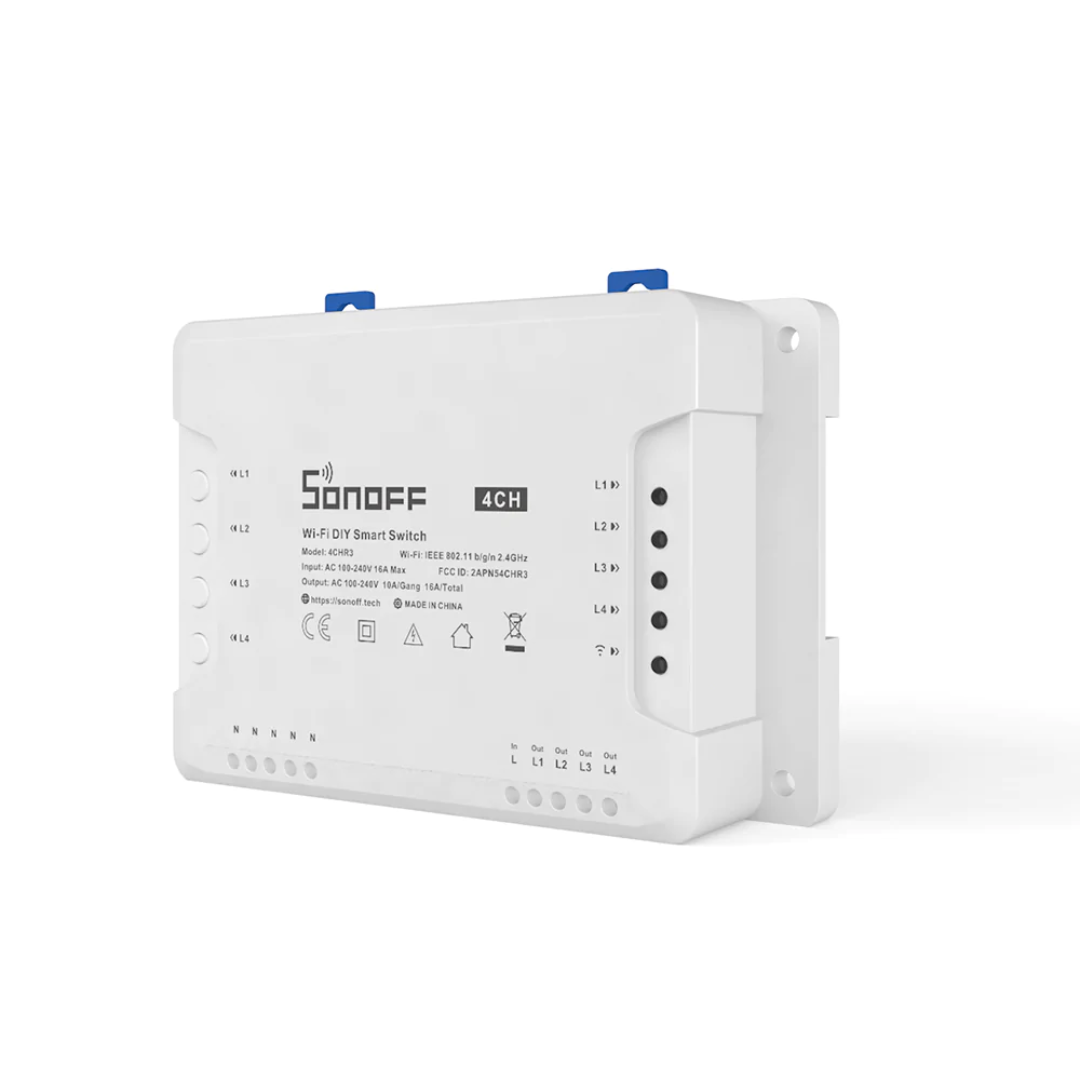 Sonoff 4CHR3 - Módulo 4 em 1 - Smartify - Casa Inteligente - Smart Home - Domotica - Casas Inteligentes