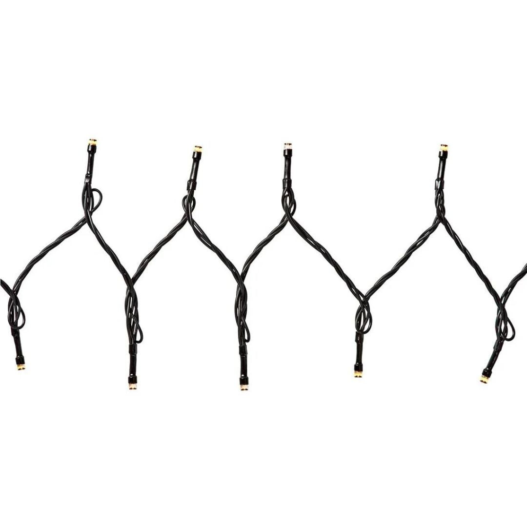 Luzes decorativas Nedis Wi-Fi, branco quente, 100 LEDs em 10m, oferecem iluminação inteligente para um Natal acolhedor e personalizado.