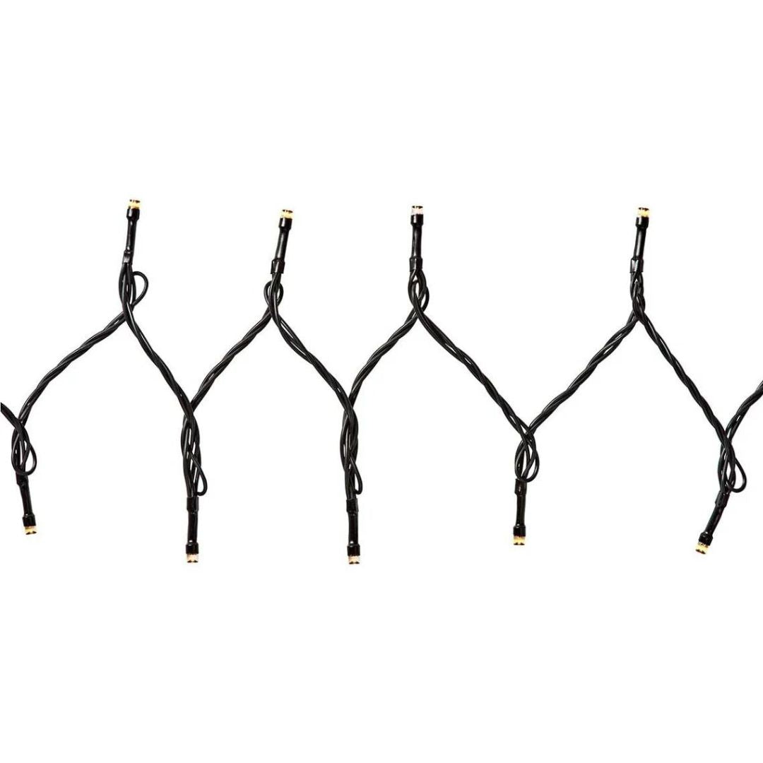 Luzes Nedis Wi-Fi, 100 LEDs em 10m, proporcionam iluminação inteligente para um Natal encantador, combinando tons quentes e frios.