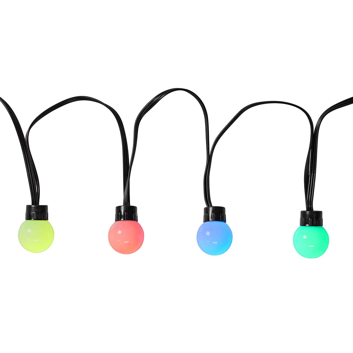 Luzes decorativas Nedis Wi-Fi RGB (10 LEDs, 50mm, 9m): iluminação inteligente para personalizar ambientes com facilidade e estilo.