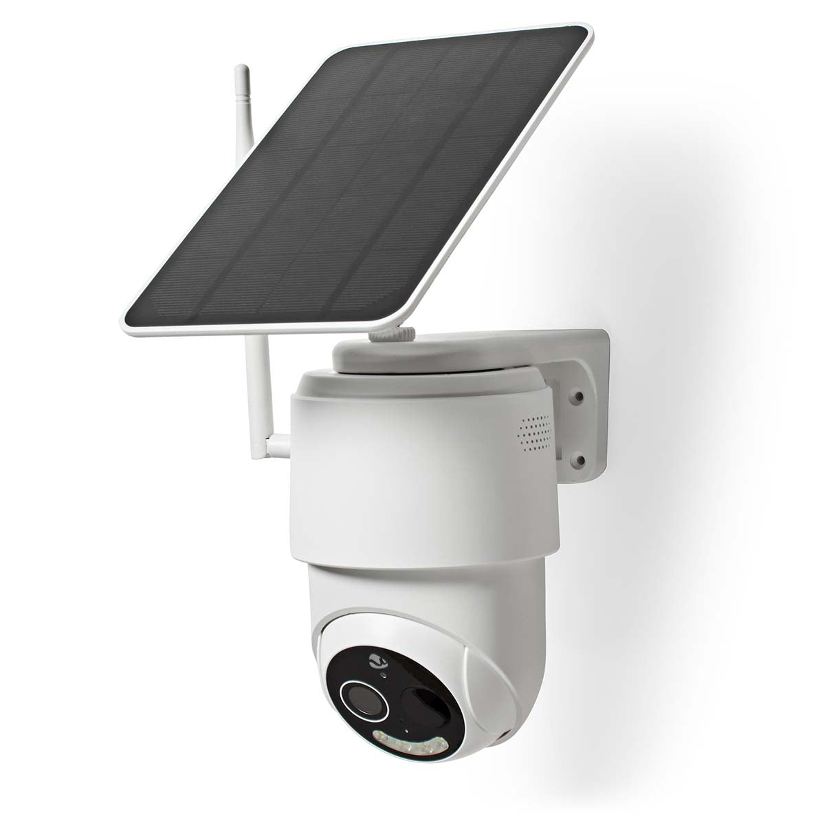 Nedis Câmara de exterior Full HD 1080p Wifi: Resolução Full HD 1080p e rotação de 350° para imagens nítidas e área ampla.