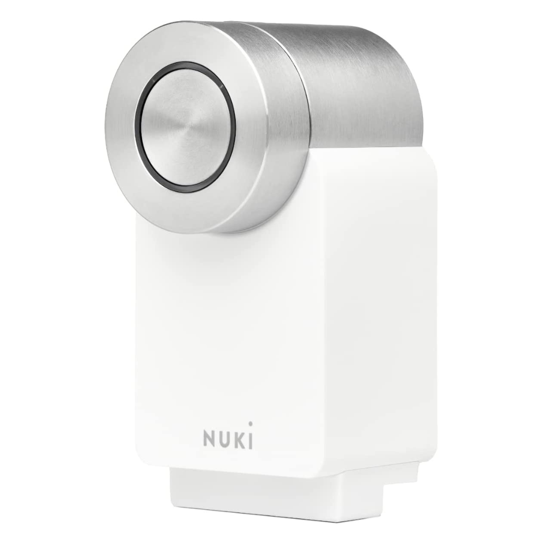 Nuki Smart Lock (4.ª generación), cerradura inteligente con Matter para  entrada sin usar las llaves y sin necesidad de obra, cerradura electrónica  convierte tu smartphone en una llave, blanco : : Bricolaje